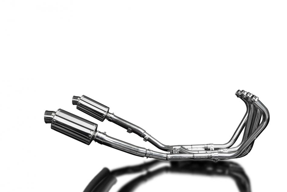 YAMAHA XJ900 DIVERSION 1994-03 FULL EXHAUST 225mm STAINLESS OVAL SILENCERS