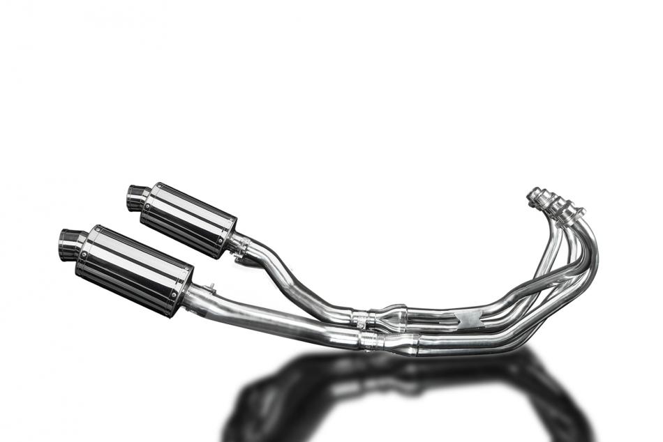 YAMAHA XJ600 DIVERSION 1992-04 FULL EXHAUST 225mm STAINLESS OVAL SILENCERS