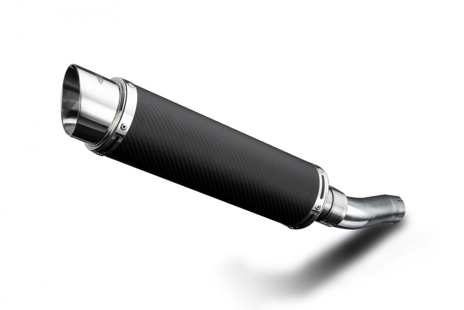 HONDA CB1300SF/SA/A 2003-2010 350mm ROUND CARBON BSAU SILENCER EXHAUST KIT