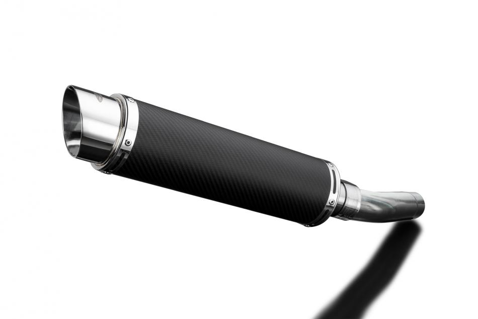 CB400SF HYPER VTEC 2007-2015 / DL10 ROUND 350mm (14 inch) CARBON FIBRE SILENCER
