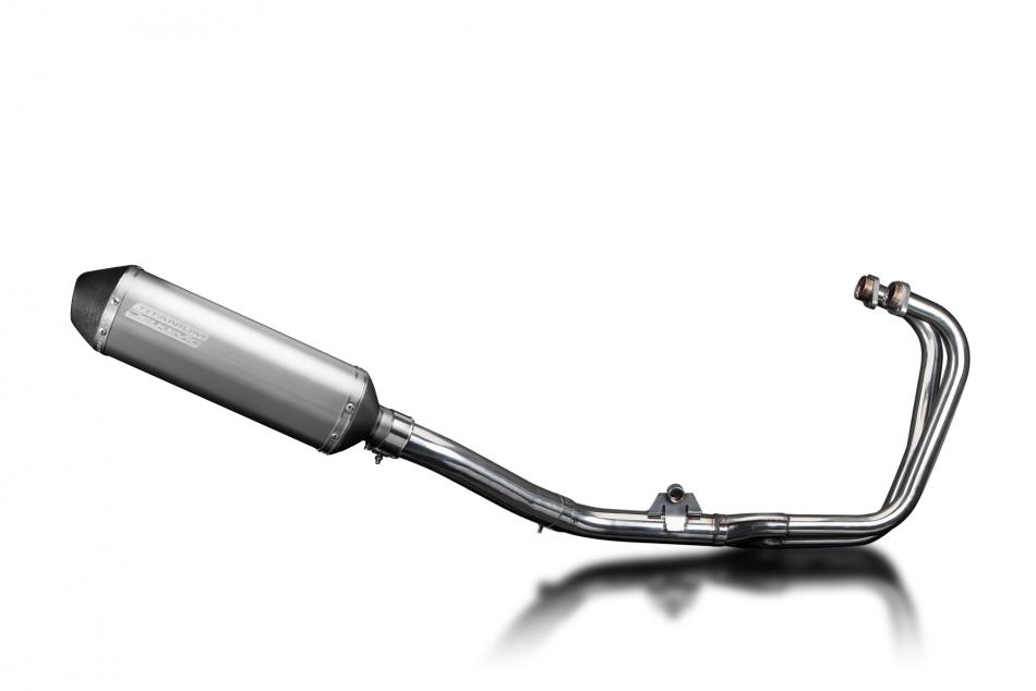 Honda CBF500 A ABS 2004-2008 Complete Exhaust 2-1 343mm X-Oval Titanium Silencer