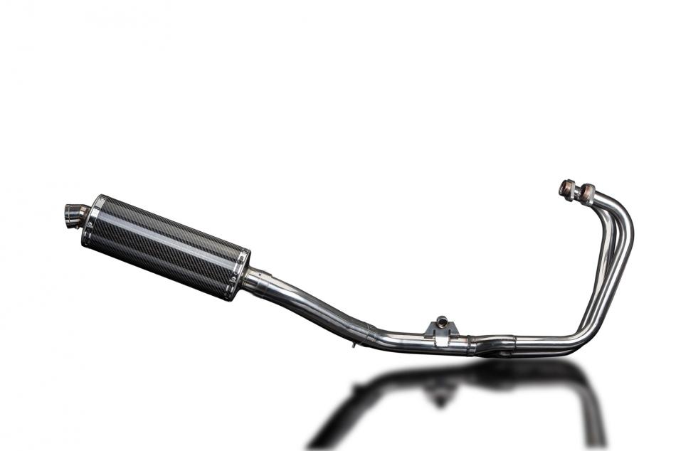 HONDA CBF500-A-ABS 2004-08 FULL EXHAUST SYSTEM 350mm CARBON OVAL SILENCER