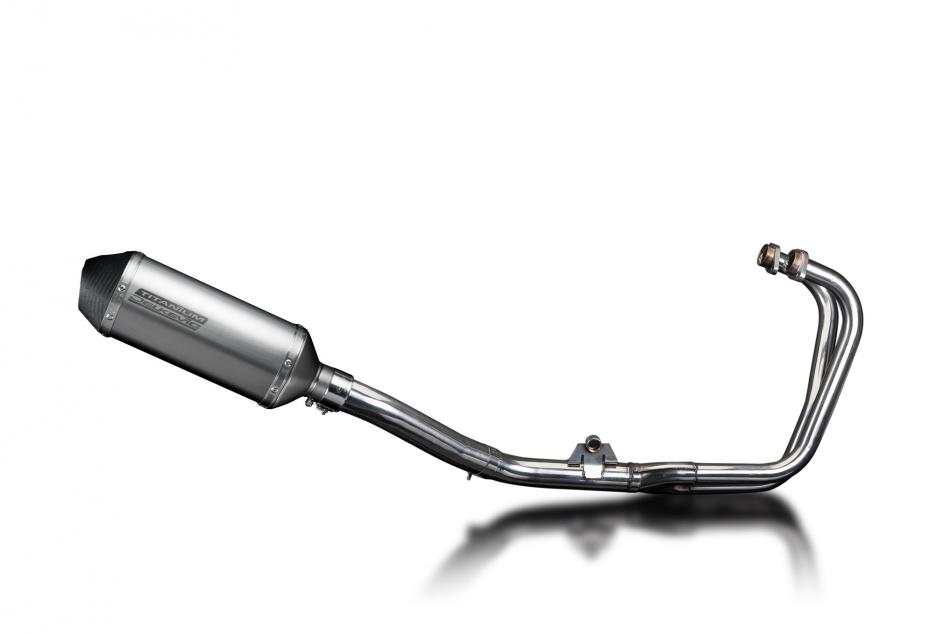 Honda CBF500 A ABS 2004-2008 Complete Exhaust 2-1 260mm X-Oval Titanium Silencer