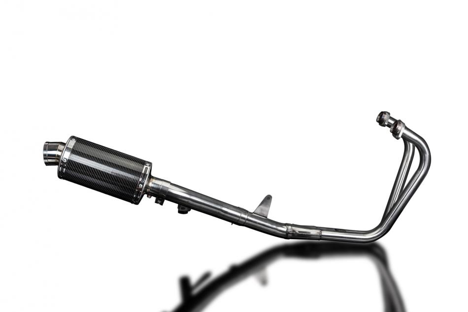 HONDA CB500 SPORT 1994-2003 FULL EXHAUST SYSTEM 225mm CARBON OVAL SILENCER