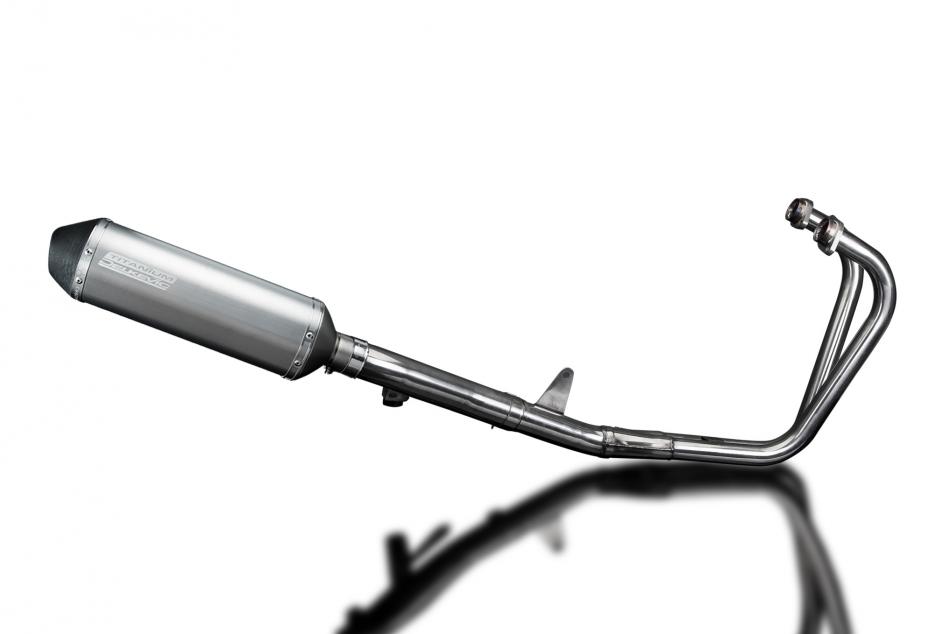 HONDA CB500 SPORT 1994-2003 FULL EXHAUST SYSTEM 343mm TITANIUM XOVAL SILENCER