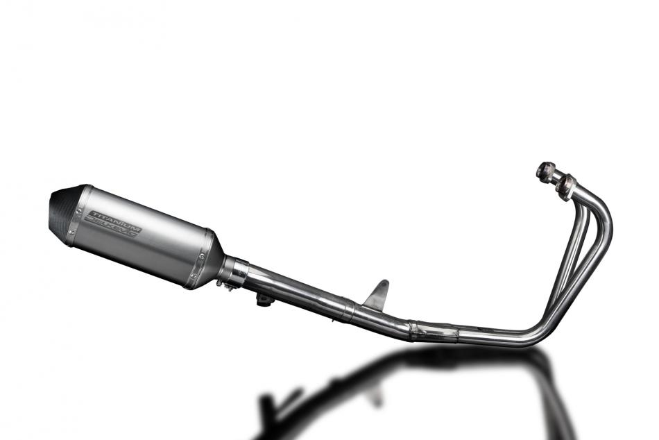 Honda CB500 S Sport 1994-2003 Full Exhaust 2-1 260mm X-Oval Titanium Silencer