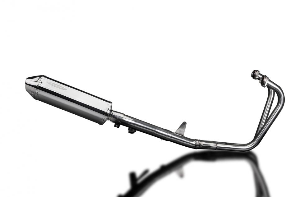 HONDA CB500 SPORT 1994-2003 FULL EXHAUST SYSTEM 320mm STAINLESS TRI SILENCER