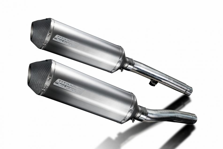 Triumph Trident 750 900 1991-1993 343mm X-Oval Titanium Exhaust Silencer Can Kit