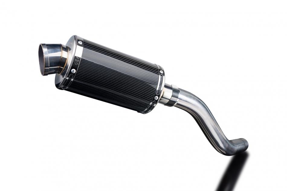 KAWASAKI Z800 2013-2016 225mm OVAL CARBON SILENCER EXHAUST KIT