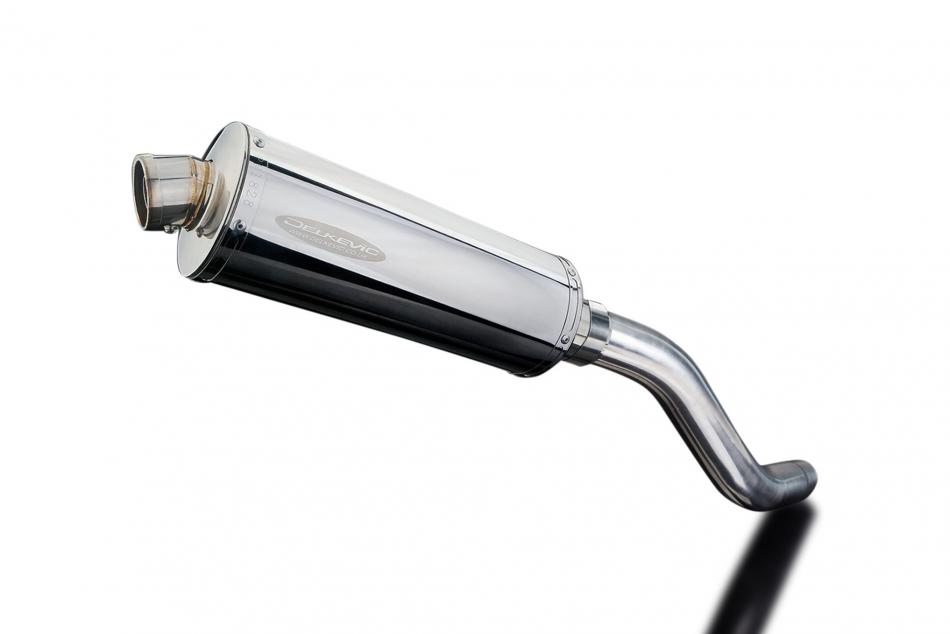 KAWASAKI Z800 2013-2016 350mm OVAL STAINLESS BSAU SILENCER EXHAUST KIT