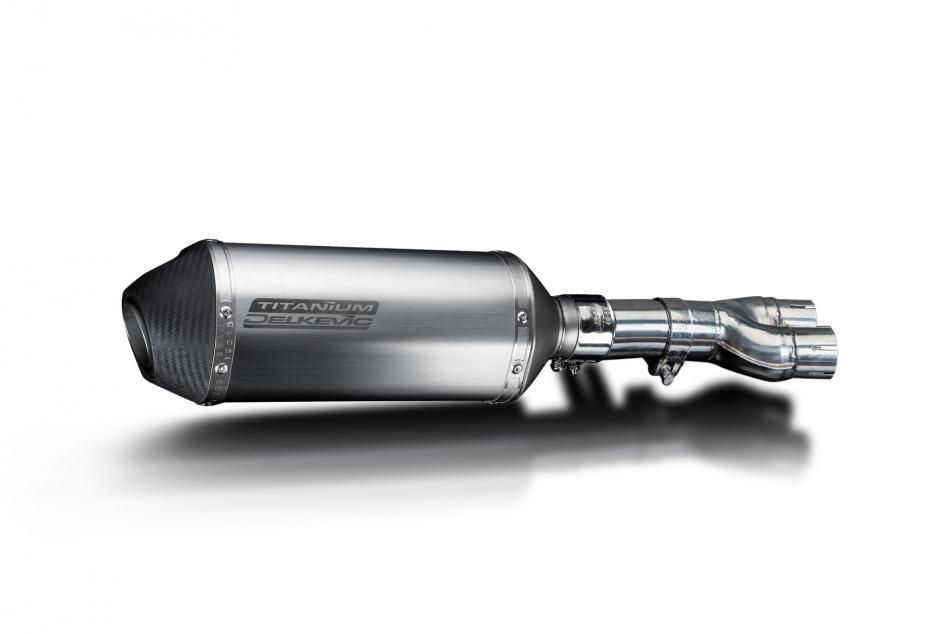 Honda NTV600 NTV650 Revere 88-89 260mm X-Oval Titanium Exhaust Silencer Can Kit