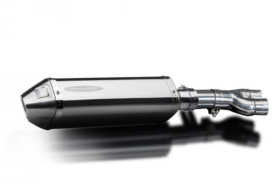 HONDA NTV600 NTV650 REVERE 88-99 320mm TRI STAINLESS BSAU SILENCER EXHAUST KIT