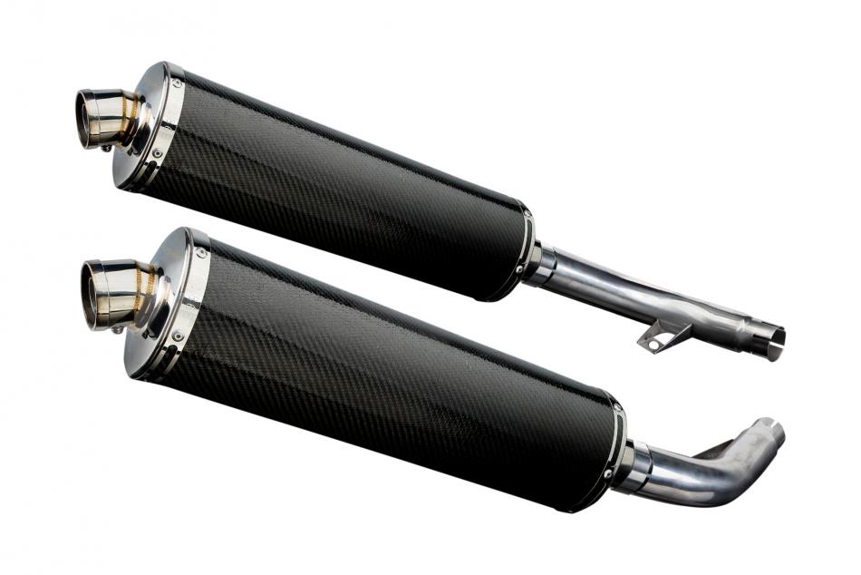 HONDA CBF1000 GT ABS 2006-2011 450mm OVAL CARBON BSAU SILENCER EXHAUST KIT