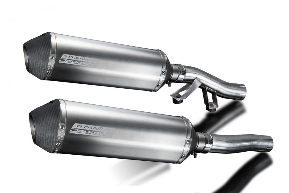 KAWASAKI GTR1000 CONCOURS 86-06 343mm X-OVAL TITANIUM BSAU SILENCER EXHAUST KIT