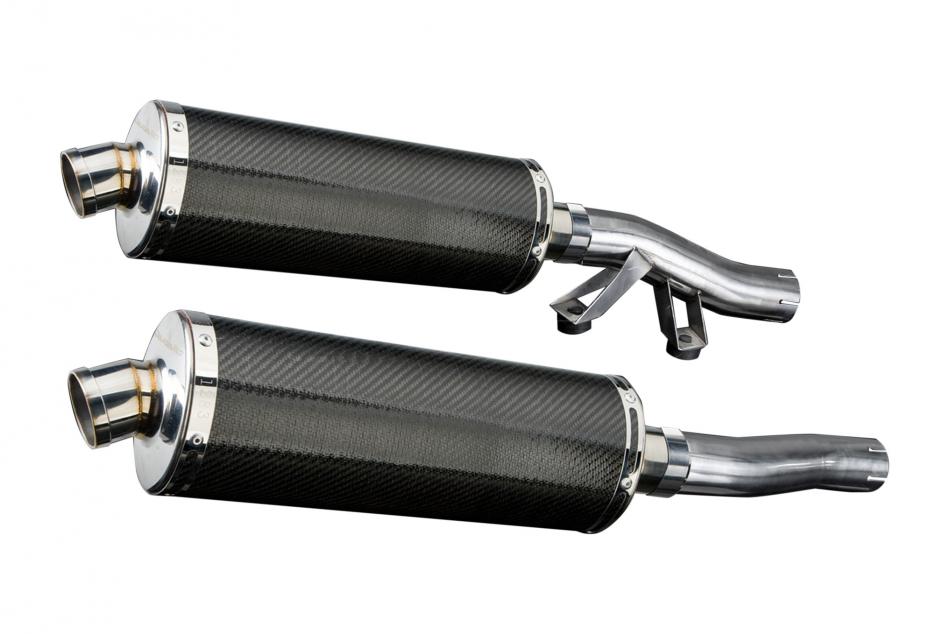 KAWASAKI GTR1000 CONCOURS 86-06 350mm CARBON BSAU SILENCER EXHAUST KIT