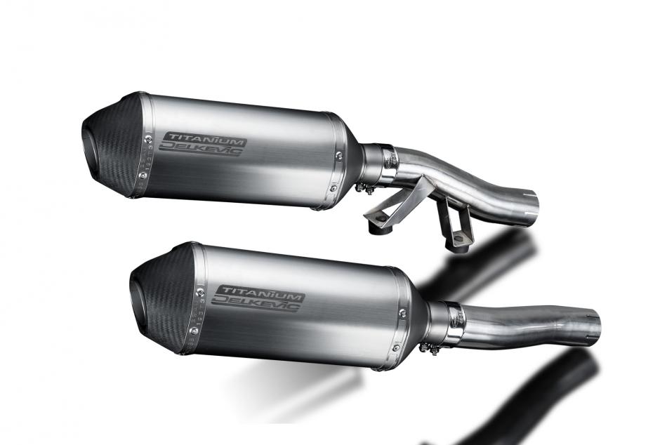 Kawasaki GTR1000 Concours 1986-2006 260mm X-Oval Titanium Exhaust Silencer Kit