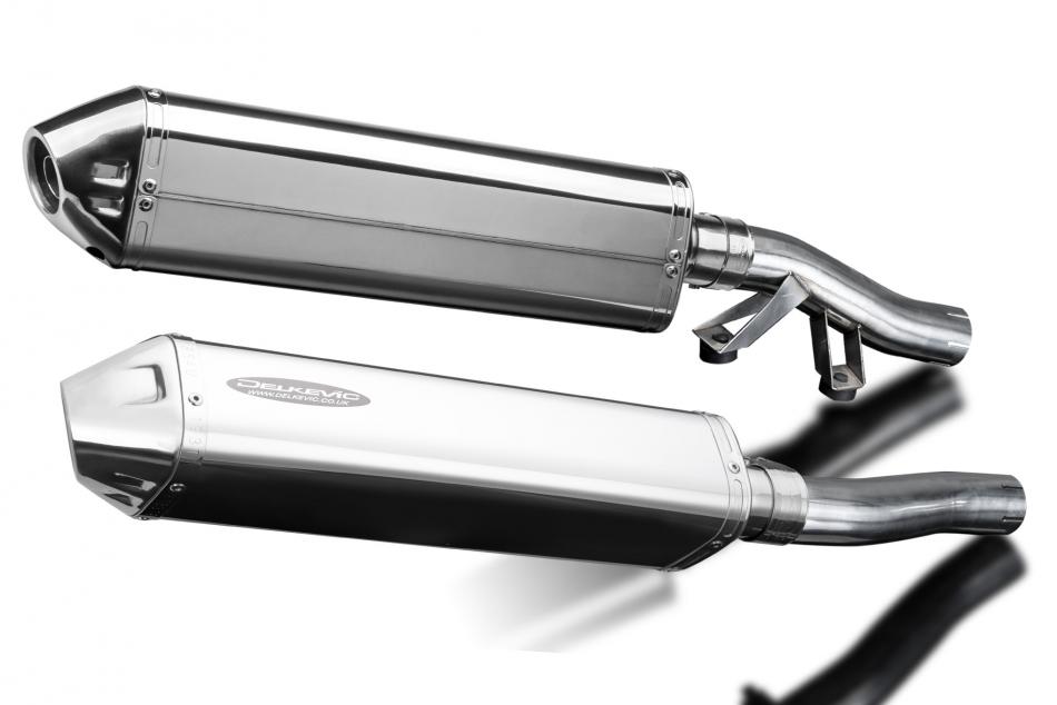 Kawasaki GTR1000 Concours 1986-06 420mm Tri-Oval Stainless Exhaust Silencer Kit