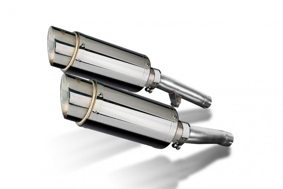 YAMAHA FJ1200 (3CV) 1988-1990 200mm ROUND STAINLESS SILENCER EXHAUST KIT