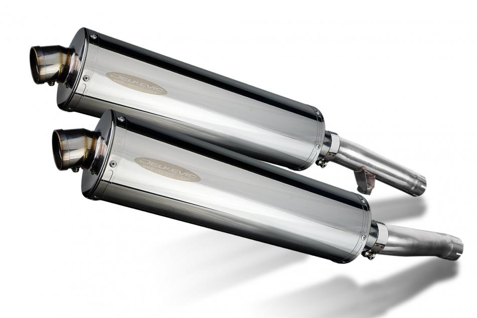 YAMAHA FJ1200 (3CV) 1988-1990 450mm OVAL STAINLESS BSAU SILENCER EXHAUST KIT