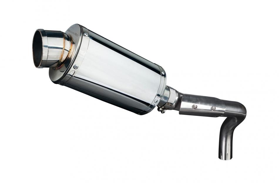 HONDA CB600F HORNET 1998-2002 225mm OVAL STAINLESS SILENCER EXHAUST KIT