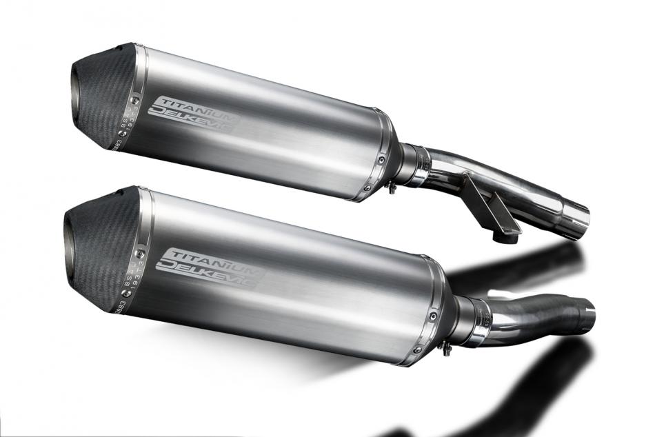 Triumph Trophy 1200 1995-2003 343mm X-Oval Titanium Exhaust Silencer Can Kit