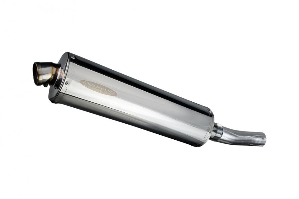 HONDA CB500X 2013-2015 450mm OVAL STAINLESS BSAU SILENCER EXHAUST KIT