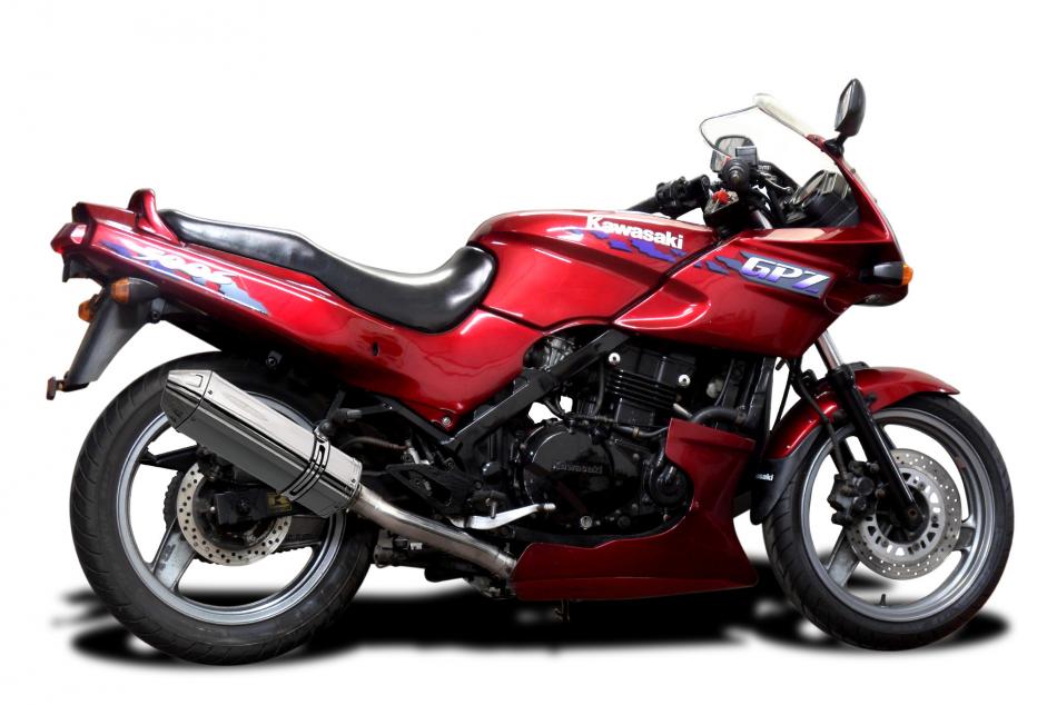KAWASAKI GPZ500S  FULL 2-1 EXHAUST SYSTEM 320mm STAINLESS TRI BSAU SILENCER