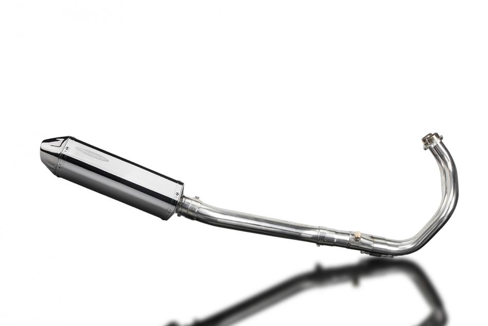 MT07 2014-2021 / TRI-OVAL 320mm (13 inch) R/H STAINLESS STEEL 2-1 COMPLETE SYSTEM