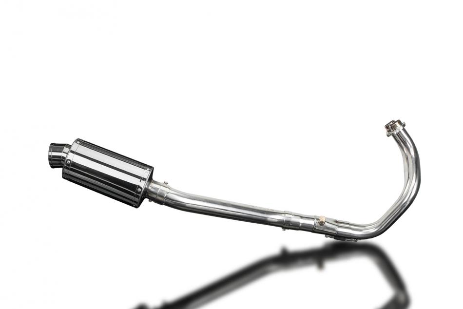 MT07 2014-2021 / SS70 OVAL 225mm (9 inch) STAINLESS STEEL SILENCER 2-1 COMPLETE SYSTEM