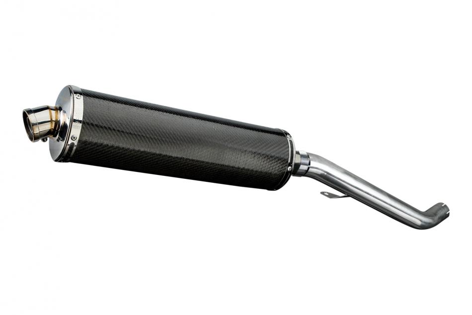 TRIUMPH STREET TRIPLE 675 13-16 450mm OVAL CARBON BSAU SILENCER EXHAUST KIT
