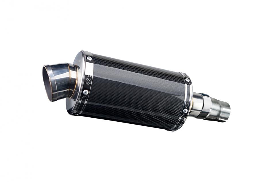 YAMAHA YZFR6 YZF-R6 13S 2006-18 225mm OVAL CARBON SILENCER EXHAUST KIT