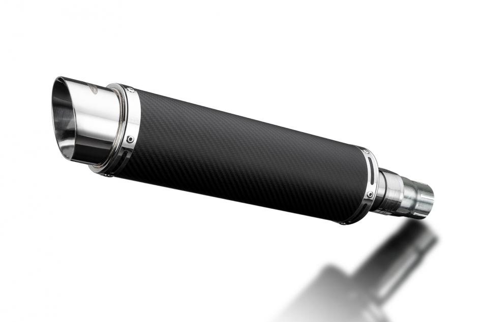 YAMAHA YZFR6 (13S) 2006-2018 350mm CARBON ROUND BSAU SILENCER EXHAUST KIT