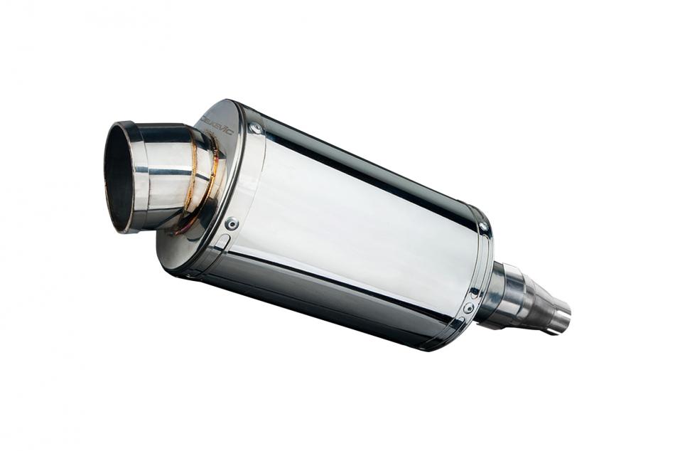 KYMCO DOWNTOWN 300i 2011-2016 225mm OVAL STAINLESS SILENCER EXHAUST KIT