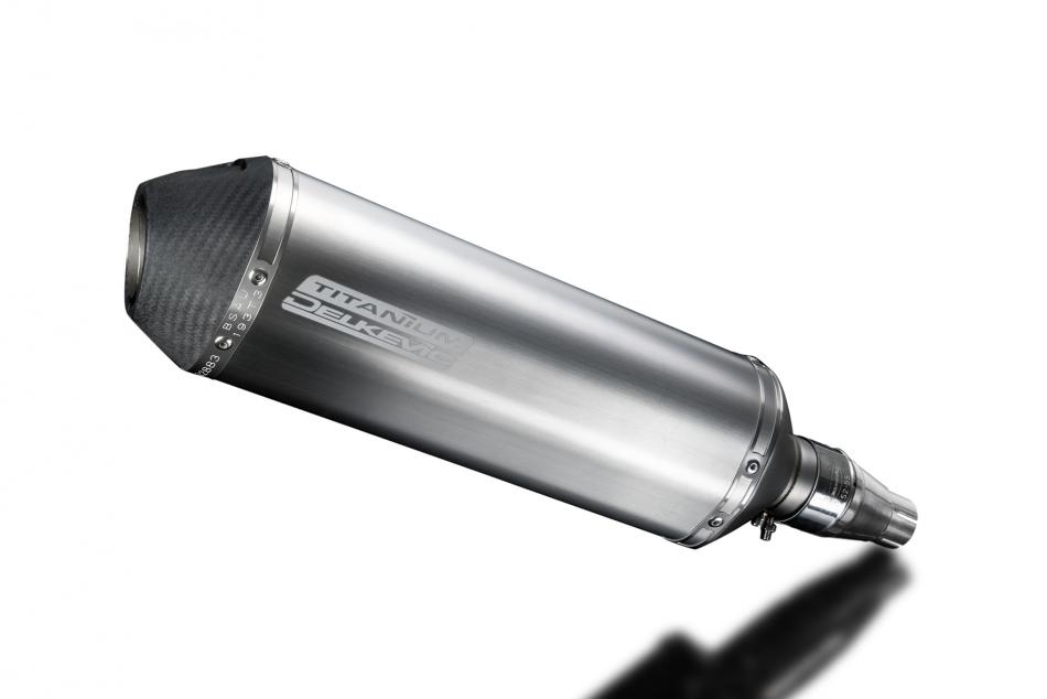 Kawasaki J300 2014-2020 343mm X-Oval Titanium Exhaust Silencer Can Kit