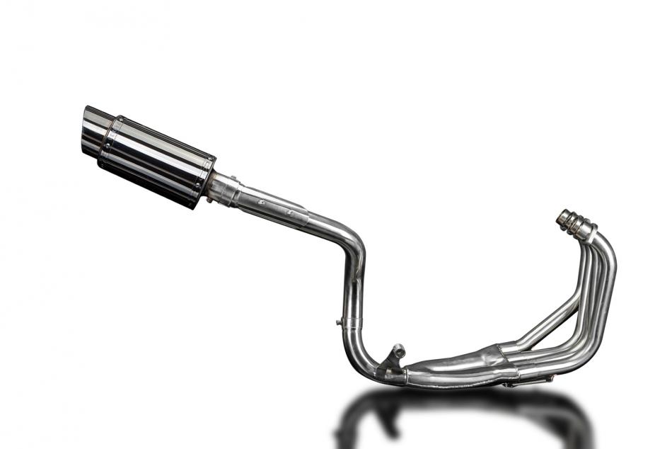 HONDA CB600F HORNET 1998-02 FULL EXHAUST SYSTEM 200mm STAINLESS ROUND SILENCER