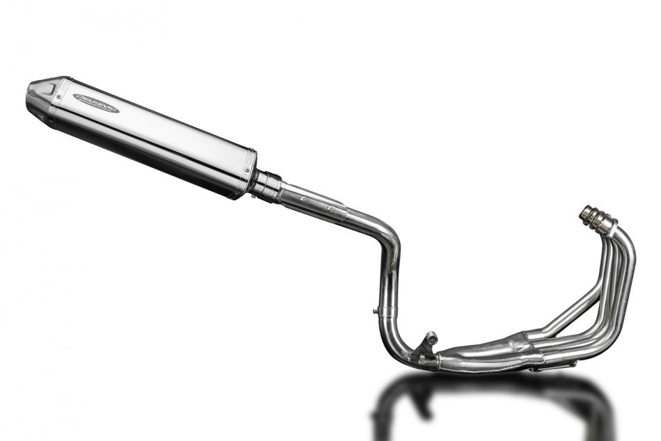 Honda CB600F Hornet 1998-2002 Full Exhaust 4-1 420mm Tri-Oval Stainless Silencer