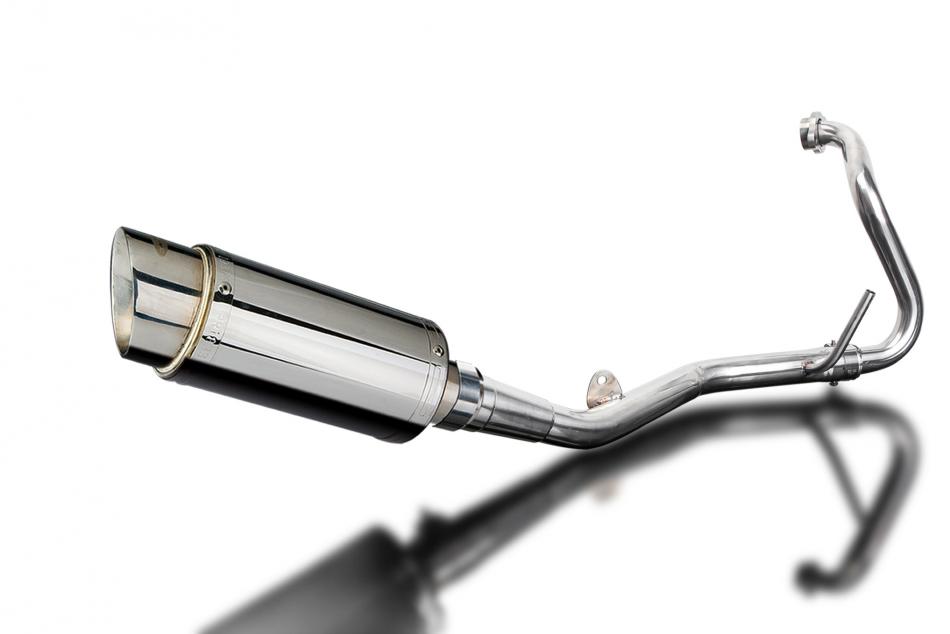 YAMAHA YZF-R125 2008-2013 FULL EXHAUST SYSTEM 200mm STAINLESS ROUND SILENCER
