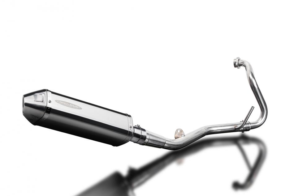 YAMAHA YZF-R125 2008-2013 FULL EXHAUST SYSTEM 320mm STAINLESS TRI SILENCER