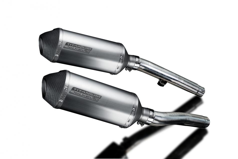 Triumph Trophy 1200 1991-1993 260mm X-Oval Titanium Exhaust Silencer Can Kit