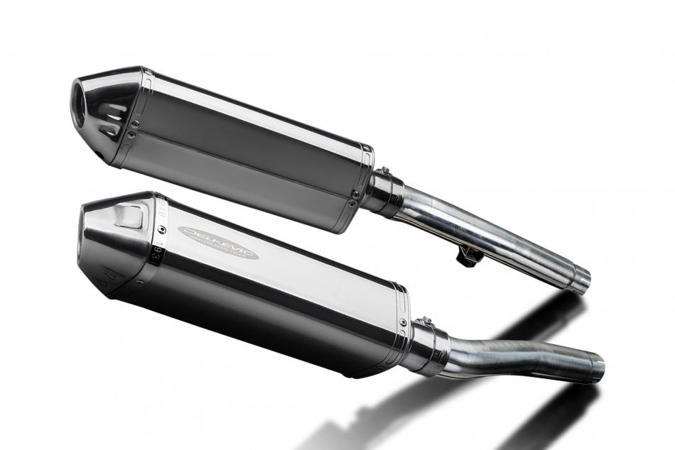 TRIUMPH TROPHY 1200 1991-1993 320mm TRI STAINLESS BSAU SILENCER EXHAUST KIT