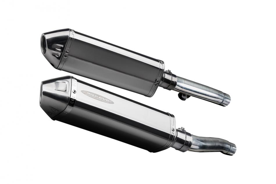 TRIUMPH TRIDENT 750 1994-1998 320mm TRI STAINLESS BSAU SILENCER EXHAUST KIT