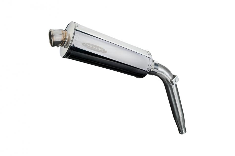 HONDA XL125V VARADERO 2001-2014 350mm OVAL STAINLESS BSAU SILENCER EXHAUST KIT