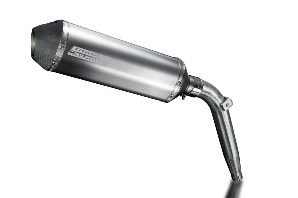 Honda XL125V Varadero 2001-2014 343mm X-Oval Titanium Exhaust Silencer Can Kit