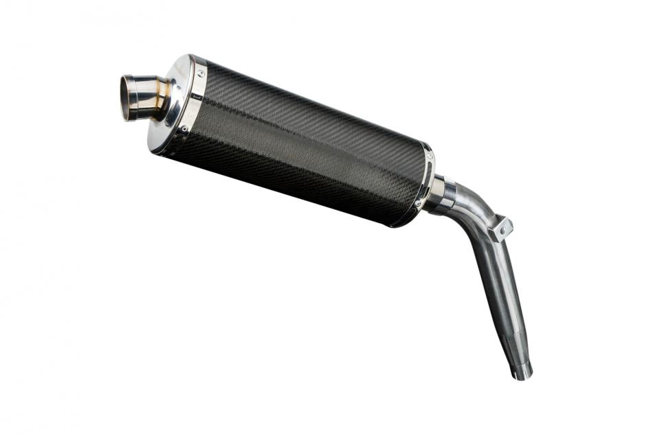 HONDA XL125V VARADERO 2001-2014 350mm CARBON BSAU SILENCER EXHAUST KIT