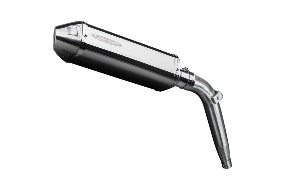 HONDA XL125V VARADERO 2001-2014 320mm TRI STAINLESS BSAU SILENCER EXHAUST KIT