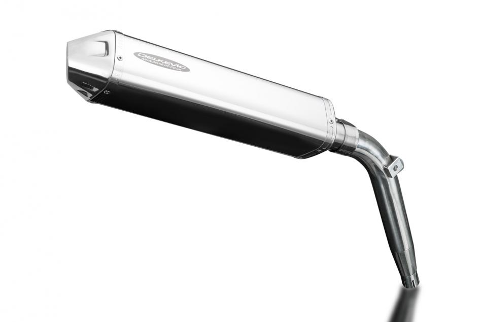 Honda XL125V Varadero 2001-2014 420mm Tri-Oval Stainless Exhaust Silencer Kit