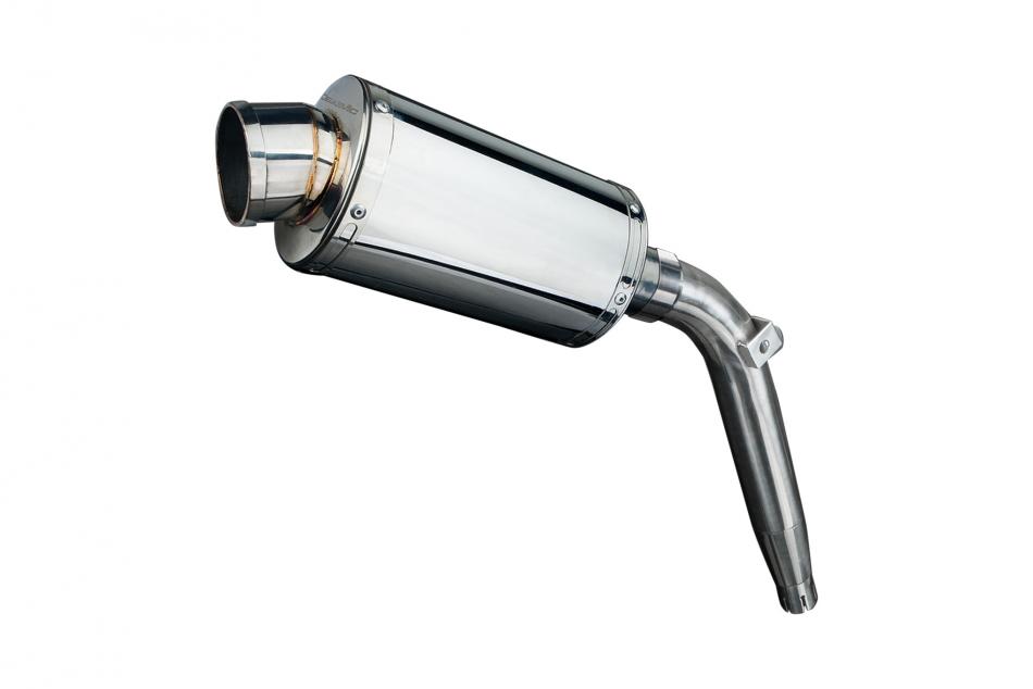 HONDA XL125V VARADERO 2001-2014 225mm OVAL STAINLESS SILENCER EXHAUST KIT