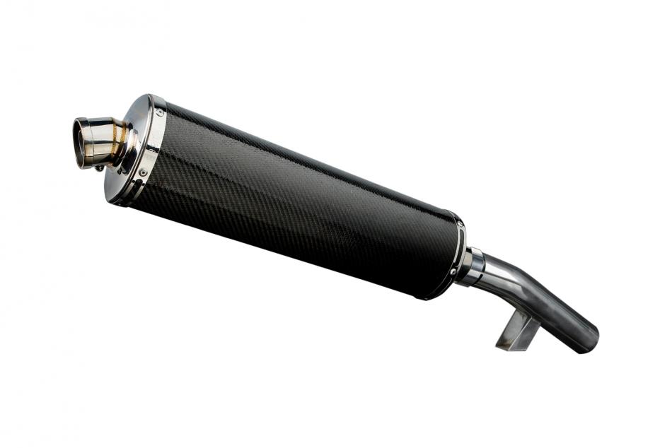 KAWASAKI KLZ1000 VERSYS 2015-18 450mm OVAL CARBON BSAU SILENCER EXHAUST KIT