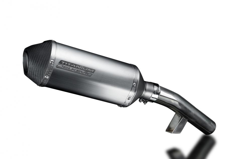 KAWASAKI KLZ1000 VERSYS 2015-18 260mm X-OVAL TITANIUM BSAU SILENCER EXHAUST KIT