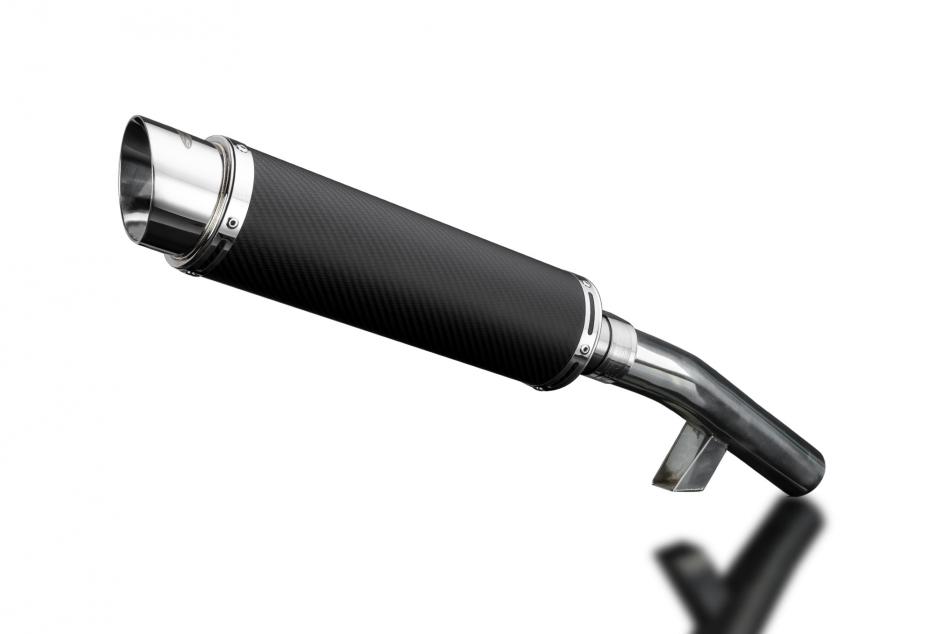 KAWASAKI KLZ1000 VERSYS 2015-18 350mm CARBON ROUND BSAU SILENCER EXHAUST KIT